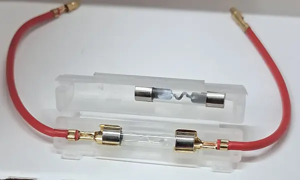 Porta Fusible Vidrio 15 Amp